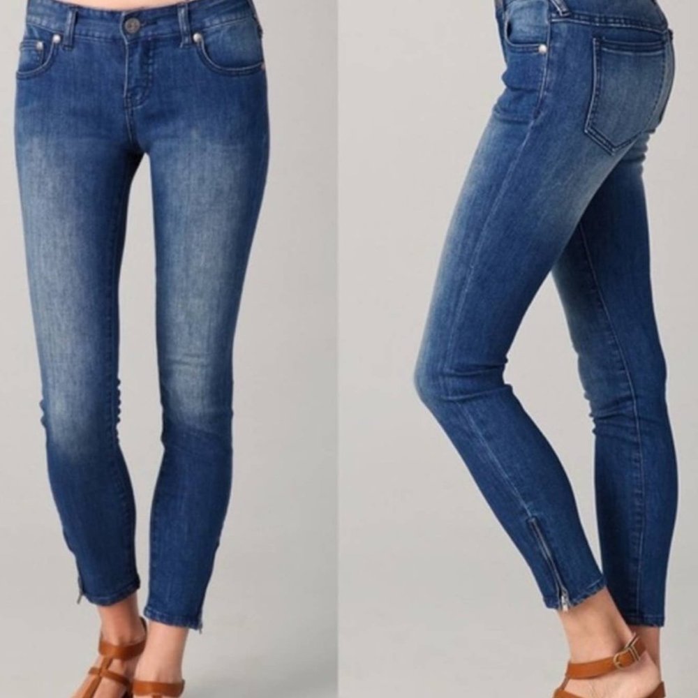3 for $25 - Free People Ankle Zipper Skinny Jeans